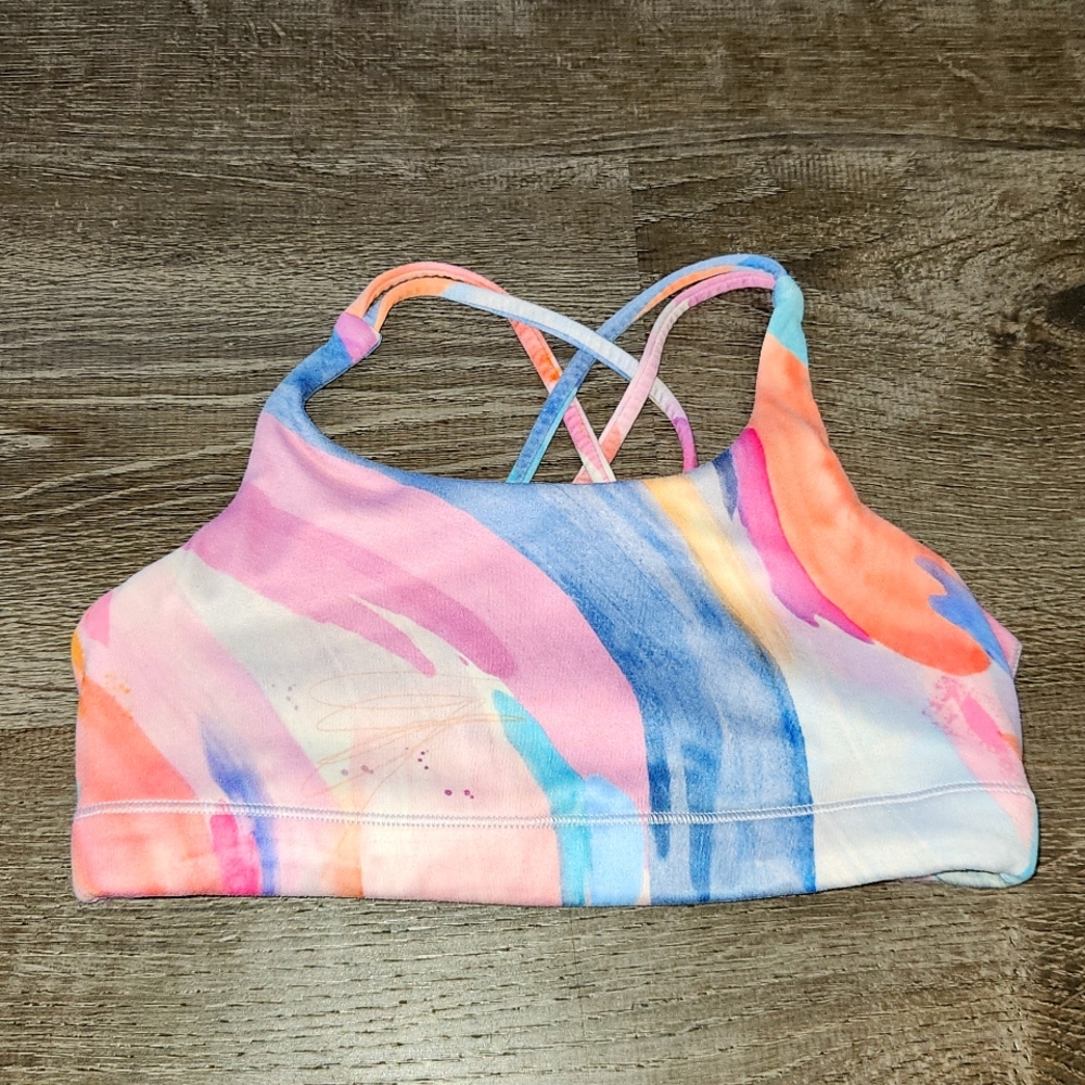 ATHLETA GIRL multicolor sports bra Large